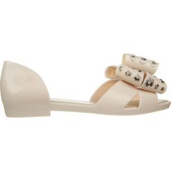 Baleriny Melissa Seduction VI AD Beige Silver 010408, Beżowy, Guma. Brązowe baleriny Melissa, z aplikacjami, z gumy, z otwartym noskiem, bez obcasa, bez zapięcia. Za 289.99 zł.