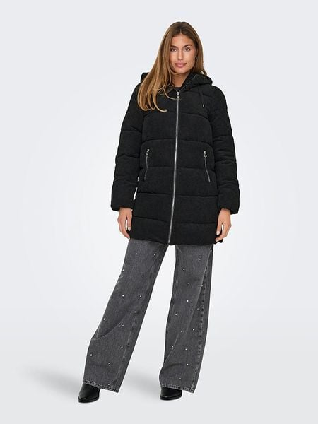 ONLY Płaszcz pikowany w kolorze czarnym rozmiar: L. Czarne płaszcze ONLY, l, bez wzorów, bez kaptura. Za 206.42 zł.