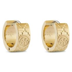 Kolczyki Tory Burch. Żółte kolczyki Tory Burch, złote. Za 569.99 zł.