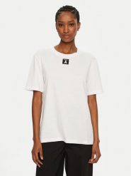 Patrizia Pepe T-Shirt 8M1612/J089-W103 Biały Regular Fit. Białe t-shirty Patrizia Pepe, m, bez wzorów, z bawełny, bez kołnierzyka, bez ramiączek. Za 359.99 zł.
