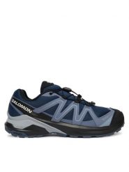 Salomon Trekkingi Examotion Gtx W L49137100 Granatowy. Niebieskie buty trekkingowe Salomon, z materiału, bez zapięcia. Za 639.99 zł.