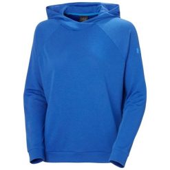 Bluza damska z kapturem Helly Hansen W Inshore. Niebieskie bluzy Helly Hansen, bez wzorów, sportowe, bez ramiączek, z kapturem. Za 309.00 zł.