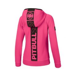 Bluza damska Pitbull rozpinana z kapturem Fuchsia. Białe bluzy PITBULL, m, bez wzorów, sportowe, bez ramiączek, z kapturem. Za 249.00 zł.