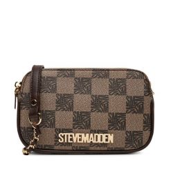 Torebka Steve Madden. Brązowe kopertówki Steve Madden, bez wzorów, wizytowe, bez dodatków. Za 219.99 zł.