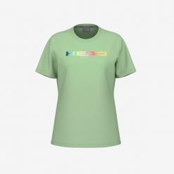 Koszulka damska Head Rainbow. Zielone t-shirty sportowe Head, xs, bez wzorów, bez ramiączek, tenisowe. W wyprzedaży za 153.00 zł.
