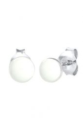 Elli Damskie Koło Podstawowe Geo w srebrze próby 925 Sterling Silver Kolczyki 1 ct. Szare kolczyki Elli, srebrne. Za 178.99 zł.