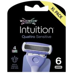 Wilkinson Intuition Quattro Sensitive Golarki i depilatory 6 ct Damski. Depilatory Wilkinson. Za 64.59 zł.