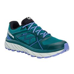 Buty do biegania damskie SCARPA Spin Infinity GTX. Niebieskie buty do biegania Scarpa, bez wzorów, bez zapięcia, do biegania. Za 359.99 zł.