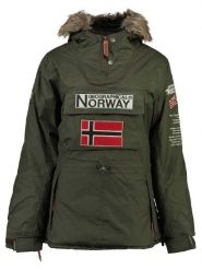 Geographical Norway Parka "Boomera" w kolorze khaki rozmiar: L. Brązowe płaszcze Geographical Norway, l, bez wzorów, z futra, bez kaptura. Za 241.56 zł.