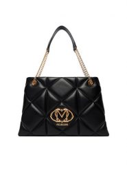 LOVE MOSCHINO Torebka JC4040PP1OLC0000 Czarny. Czarne torebki klasyczne Love Moschino, bez wzorów, ze skóry, bez dodatków. Za 1,099.00 zł.