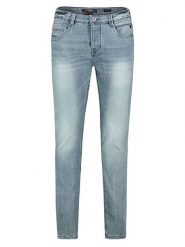 Sublevel Dżinsy - Slim fit - w kolorze błękitnym rozmiar: W38. Niebieskie jeansy Sublevel, z aplikacjami, ze skóry, klasyczne. Za 125.95 zł.