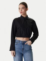 Vero Moda Koszula Melli 10330520 Czarny Regular Fit. Czarne koszule Vero Moda, xs, bez wzorów, z bawełny, bez kołnierzyka, bez ramiączek. Za 269.99 zł.