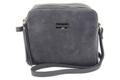 Listonoszka skórzana BARBERINI'S c. szara 710-28. Szare shopper bag Barberinis, bez wzorów, ze skóry, na ramię, bez dodatków. Za 219.99 zł.