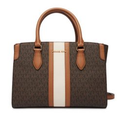 Torebka MICHAEL Michael Kors. Brązowe shopper bag MICHAEL Michael Kors, bez wzorów, bez dodatków. Za 1,209.00 zł.
