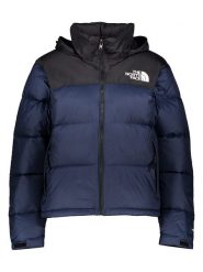 The North Face Kurtka puchowa '1996 Retro Nuptse" w kolorze granatowo-czarnym rozmiar: M. Czarne kurtki The North Face, m, bez wzorów, z puchu, retro, bez kaptura. Za 1,231.30 zł.