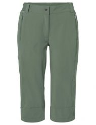 Spodnie damskie VAUDE Farley Capri III. Zielone spodnie narciarskie Vaude, bez wzorów, z elastanu, narciarskie. Za 429.00 zł.