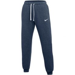 Spodnie damskie Nike Park 26. Niebieskie spodnie dresowe Nike, bez wzorów, z bawełny. Za 154.99 zł.