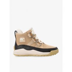 Buty zimowe damskie Sorel Ona RMX Chukka Plus WP. Brązowe buty trekkingowe Sorel, na zimę, bez zapięcia. Za 377.99 zł.