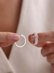 Heliophilia Srebrne kolczyki-kreole rozmiar: onesize. Szare kolczyki Heliophilia, srebrne. Za 152.99 zł.