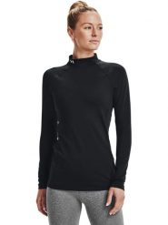 Under Armour Koszulka funkcyjna "HeatGear Authentics" w kolorze czarnym rozmiar: L. Czarne t-shirty sportowe Under Armour, l, bez wzorów, z materiału, bez ramiączek, outdoorowe. Za 126.15 zł.