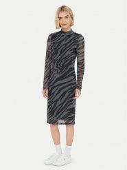 ONLY Sukienka codzienna Erica 15355845 Szary Regular Fit. Szare sukienki ONLY, na co dzień, s, bez wzorów, z syntetyku, bez kołnierzyka, bez ramiączek, proste. Za 129.99 zł.