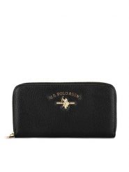 U.S. Polo Assn. Portfel WIUXT6207WVP Czarny. Czarne portfele U.S. Polo Assn., bez wzorów. Za 129.99 zł.