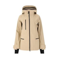 Damska kurtka narciarska SOS Lipno. Brązowe kurtki narciarskie SOS, na zimę, bez wzorów, bez kaptura, narciarskie. W wyprzedaży za 1,376.00 zł.