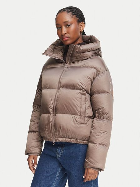 Bomboogie Kurtka puchowa Riga JW8139TDLC6 Brązowy Regular Fit. Brązowe kurtki Bomboogie, bez wzorów, z puchu, bez kaptura. Za 1,599.00 zł.