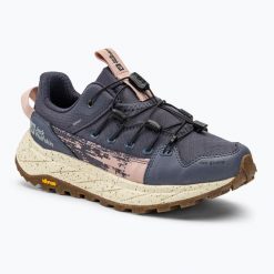 Buty trekkingowe damskie Jack Wolfskin Terraquest Low. Niebieskie buty trekkingowe Jack Wolfskin, bez wzorów, z materiału, bez zapięcia, trekkingowe. Za 399.99 zł.