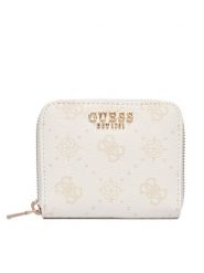 Guess Portfel Emelie Logo SWGP99 28137 Kremowy. Białe portfele Guess, z aplikacjami, ze skóry. Za 192.99 zł.
