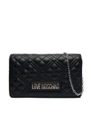 LOVE MOSCHINO Torebka JC4079PP1NLA000B Czarny. Czarne kopertówki Love Moschino, bez wzorów, ze skóry, wizytowe, bez dodatków. Za 399.99 zł.