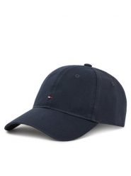 Tommy Hilfiger Czapka z daszkiem Essential Flag Soft Cap AW0AW17632 Granatowy. Niebieskie czapki z daszkiem Tommy Hilfiger, bez wzorów, z bawełny. Za 169.99 zł.