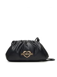 LOVE MOSCHINO Torebka JC4286PP0MKK0000 Czarny. Czarne listonoszki Love Moschino, bez wzorów, ze skóry, bez dodatków. Za 489.99 zł.