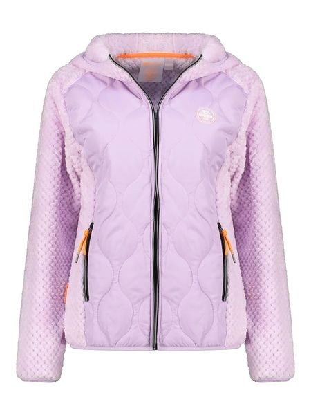 Geographical Norway Kurtka polarowa "Torsade" w kolorze lawendowym rozmiar: XXL. Różowe kurtki Geographical Norway, xxl, bez wzorów, z polaru, bez kaptura. Za 179.22 zł.