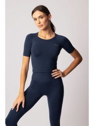 Spaio Koszulka sportowa "Adapt" w kolorze niebieskim rozmiar: XS. Niebieskie t-shirty sportowe Spaio, xs, bez wzorów, z materiału, bez ramiączek, outdoorowe. Za 126.45 zł.