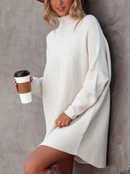 LA Angels Sukienka w kolorze białym rozmiar: L. Białe sukienki LA Angels, l, bez wzorów, ze splotem, bez kołnierzyka, bez ramiączek, mini. Za 179.22 zł.