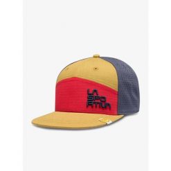 Czapka z daszkiem La Sportiva Traverse Trucker. Żółte czapki z daszkiem La Sportiva, bez wzorów, sportowe. Za 150.99 zł.