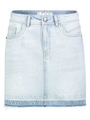 Sublevel Spódnica dżinsowa w kolorze błękitnym rozmiar: M. Niebieskie spódnice Sublevel, m, z aplikacjami, ze skóry, klasyczne, mini. Za 82.99 zł.