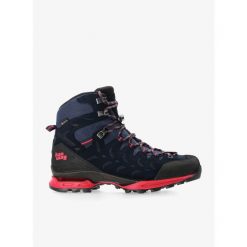 Buty trekkingowe damskie Hanwag Makra Trek Lady GTX. Czerwone buty trekkingowe Hanwag, bez zapięcia. Za 1,007.99 zł.
