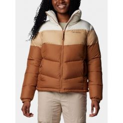 Kurtka Przejściowa Damska Columbia Puffect II Colorblock. Brązowe kurtki przejściowe sportowe Columbia, na jesień, m, bez wzorów, bez kaptura. Za 649.00 zł.