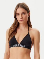 Calvin Klein Swimwear Góra od bikini KW0KW02854 Czarny. Czarne bikini Calvin Klein Swimwear, bez wzorów, z syntetyku. Za 129.99 zł.
