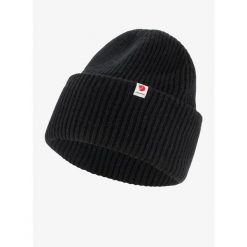 Czapka zimowa Fjallraven Heavy Beanie - black. Czarne czapki zimowe Fjällräven, bez wzorów, sportowe. Za 235.99 zł.