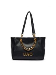 Liu Jo Torebka AA6117 E0958 Czarny. Czarne torebki klasyczne Liu Jo, bez wzorów, ze skóry, bez dodatków. Za 639.99 zł.