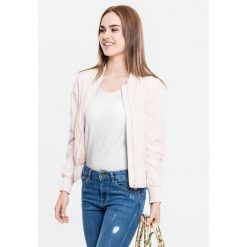 Parka damska Urban Classic bomber light. Czerwone płaszcze Urban Classics, l, bez wzorów, z poliesteru, klasyczne, bez kaptura. Za 169.70 zł.