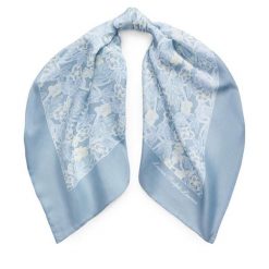 Chusta LAUREN RALPH LAUREN. Niebieskie chusty Lauren Ralph Lauren, bez wzorów. Za 519.99 zł.
