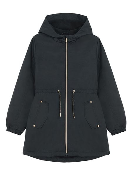 COOL CLUB Parka w kolorze czarnym rozmiar: 134. Czarne płaszcze COOL CLUB, bez wzorów, bez kaptura. Za 91.99 zł.