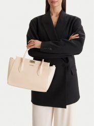 Lasocki Torebka CEO-LSK-L-020-09 Beżowy. Brązowe torebki klasyczne Lasocki, bez wzorów, z materiału, bez dodatków. Za 169.99 zł.