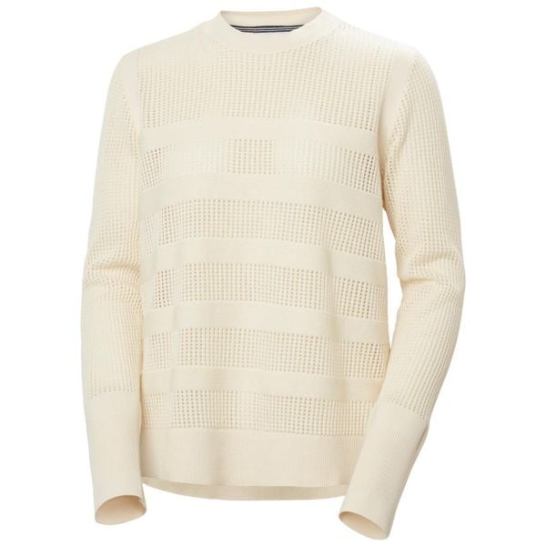 Bluza damska Helly Hansen Salt. Niebieskie bluzy Helly Hansen, s, w ażurowe wzory, z bawełny, bez kaptura. Za 499.00 zł.