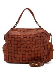 Melina C Skórzana torebka "Alonte" w kolorze jasnobrązowym - 36 x 28 x 15 cm rozmiar: onesize. Brązowe torebki klasyczne Melina C, bez wzorów, z materiału, przez ramię, bez dodatków. Za 543.99 zł.