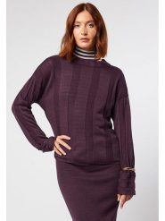 Rodier Sweter w kolorze fioletowym rozmiar: S. Różowe swetry Rodier, s, bez wzorów, z wełny, klasyczne, bez ramiączek. Za 173.60 zł.